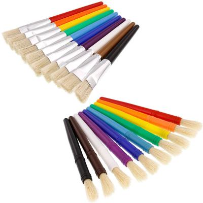 China Waterproof+ECO-Friendly New Design Water Color Brushes Hard Nylon Bristle Boar Brush Bristle Hair Brush for sale