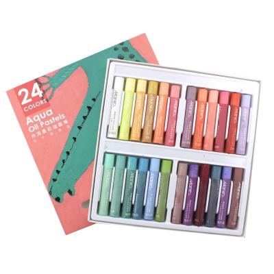 China Bright Colors 24/36 Colors Non-Toxic Oil Pastel Set of Crayons Soft Oil Drawing Pastels for Kids Use for sale