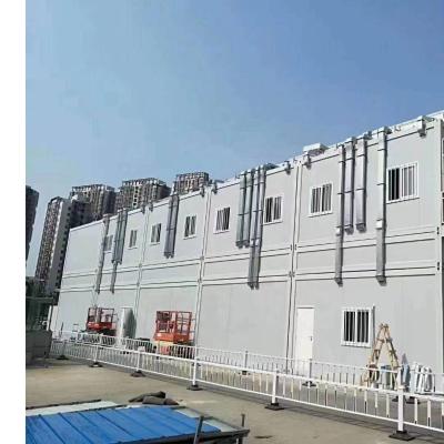 China Traditional contenedores 2 floor flat pack container prefab house insulated portable cabins for sale