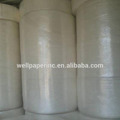 China Virgin wood pulp airlaid paper roll 50gsm/55gsm/60gsm airlaid paper reel for napkin or napkin for sale