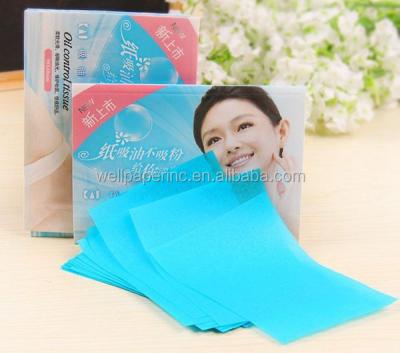 China Box Tissue Oil Absorption Covers Cosmetic Facial Oil Blotter for sale