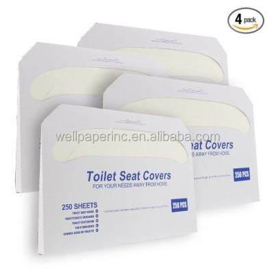 China Disposable Paper Toilet Seat Covers - Disposable - Half-Fold Toilet Seat Cover Dispensers - White - 4 Packs of 250 - 14