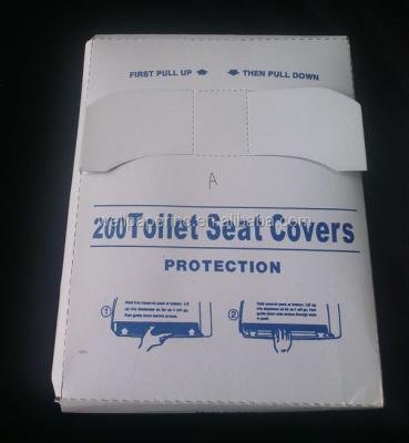 China Disposable Seat Protector / Disposable Toilet Seat Cover 1/4fold Quarter Paper Fold for sale