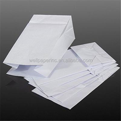 China White paper bags handled for motion sickness, morning sickness, and hangovers for sale