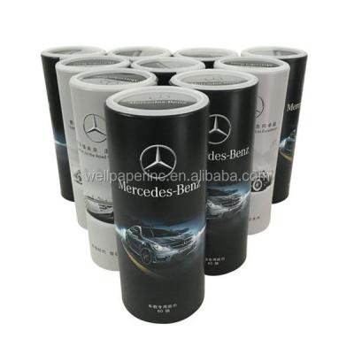 China Printed Car Tissue Holder Custom Design Tissue Paper Tube Packaging Box for sale