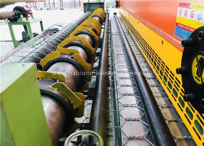 China High Speed Hexagonal Mesh Machine ,  22kw Double Twist Gabion Wire Mesh Machine for sale