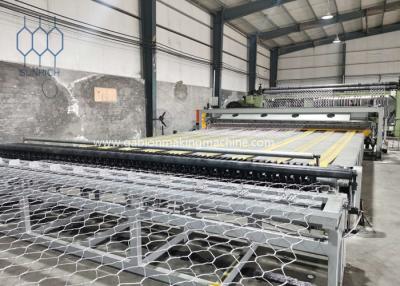 China 100x120mm Automatic Plc Gabion Production Line For 4500 Mm Width Gabion Mesh Sheet for sale