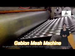 plc control gabion mesh machine power saving wear resistance for construction