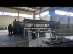 Gabion wire mesh gabion box making machine with high speed