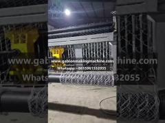 Custom Heavy duty gabion box machine with double block for high production