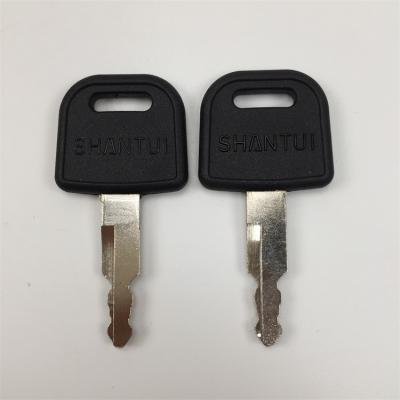 China SHANTUI NTA855-C360 NTA855-C280 Excavator Construction Machinery Excavator Ignition Key Accessories Side Door Lock Key for sale