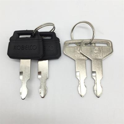 China KOBELCO Excavator Construction Machinery Excavator Ignition Key Accessories Side Door Lock Key SK75 130 260 350 460-8 for sale