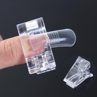 China Nail Art Hot Sell Nail Tips Cut Quick Building For Nail Extension Crystal Gel Mold Nail Art Manicure Tools for sale