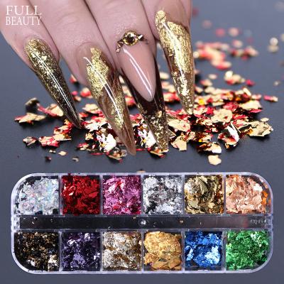 China Easy Apply Irregular Foil Line Nail Art Glitter Polish Decals DIY Manicure Gel Nail Foil 3D Sticker for sale