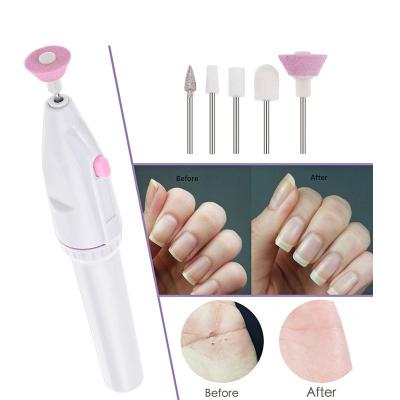 China Drill 5 in1 Mini Professional Nail Drill Electric Nail Manicure Kit for Beautiful Manicure Diy Callus Remover Nail Setting Kit Nail Drill for sale