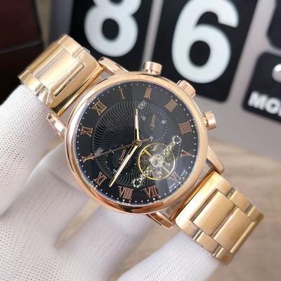 China Fashion Elegant Perpetual Motion Machine Mechanical Watch With Needle Button And Crown for sale