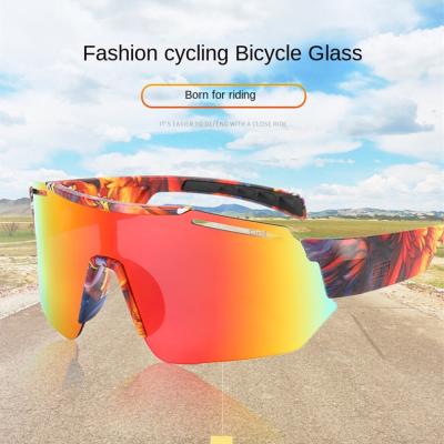 China Box fashion sunglasses coated large frame glass men's and women's style sports outdoor colorful sunglasses the same for sale