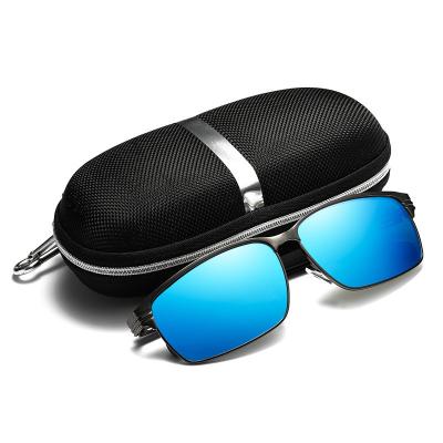 China Fashion Sunglasses Men's Polarized Inner Blue Coated Square Mirror Sports Sunglasses Training for sale