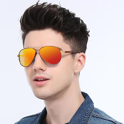 China New Fashion Sunglasses Men's Polarized Sunglasses Spring Leg Retro Toad Sunglasses for sale