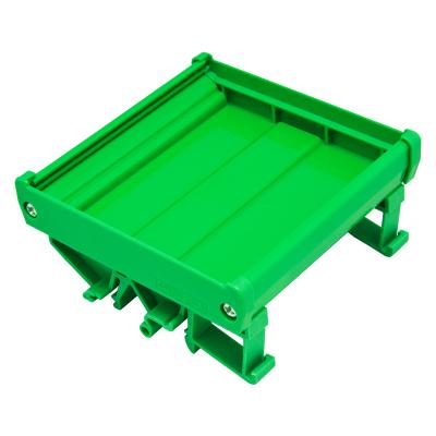 China Module Bracket Width 80mm Width 80mm PCB Module Bracket C45din Rail Holder Card Slot Card Fixing Box Shell for sale