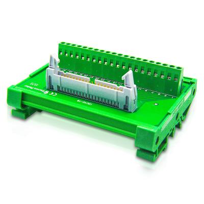 China Rail Type Relay Terminal Block Module Relay Junction Box IDC-TB Socket Terminal Block PLC Relay Terminal Station DIN Rail > A.W.G. 30 for sale