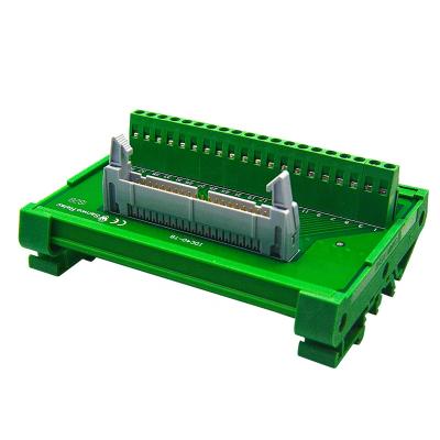 China Hot Factory Sales PLC Converter Breakout Board Idc 40 Pin Terminal Block PCB Breakout Board 21 - A.W.G. 30 for sale