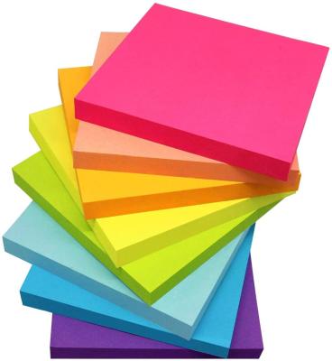 China Reusable Sticky Notes In Mail Power Bright Neat Colorful Super Collage Notepads Its Strong Adhesive for sale