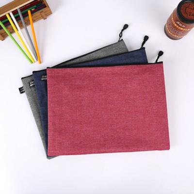 China New type high quality waterproof plastic envelopes file pvc a4 file zipper for sale