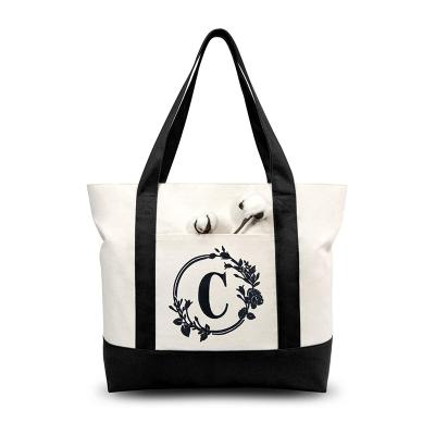 China Custom Printing Canvas Tote Bag Personalized Present Bag Security Suitable To Wedding for sale