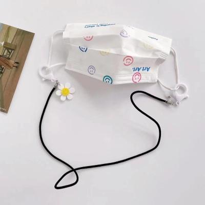 China Korean style flowers/new Korean style simple Korean style small cartoon black nylon sling necklace glasses chain mask chain for sale