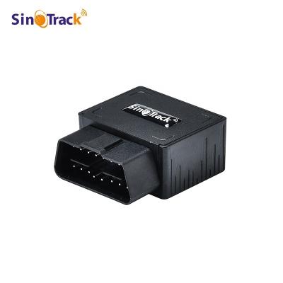 China SinoTrack Car Locator OBD GPS Device with Vibration Alarm Real Time Tracking for sale