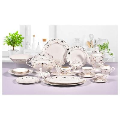 China New Design Viable New Arrival Luxury Ceramic Dinnerware Sets Dinnerware Dinnerware Sets for sale