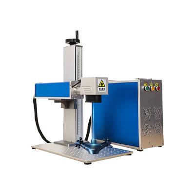 China Water-cooled Metal Fiber Laser Marking Engraving Printing Machine for sale