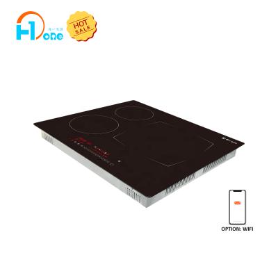 China Menus 60cm Preset Element Induction Hob With Touch Control And 3 Cooking Zones for sale