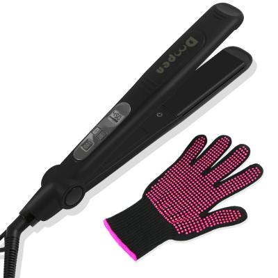 China Amazon Hot Selling Hot Selling Safety Hair Straightener Tool Hair Styling Tool Private Label Hair Crimper LED Ceramic Flat Iron for sale