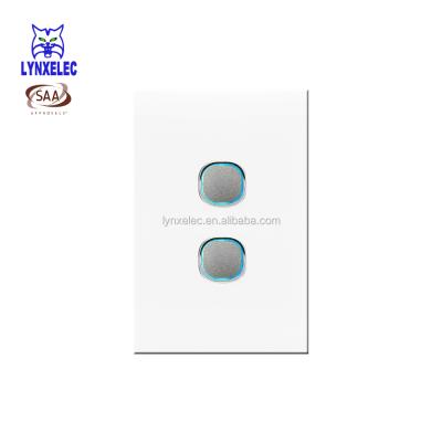 China Glass Window Touch Switch Panel 2 Way Push Button Switch for sale