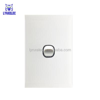 China SAA Residential Standard Glass Lamp Switch Saturn 1gang Wall Switch for sale