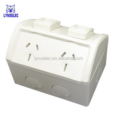 China Residential / General Purpose Australia Weatherprotected IP53 Waterproof Switched Outlet Outlet for sale