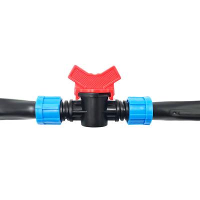 China Eco Friendly Mini Valve Lock Mating Connectors For Drip Tape Pipe Irrigation System for sale