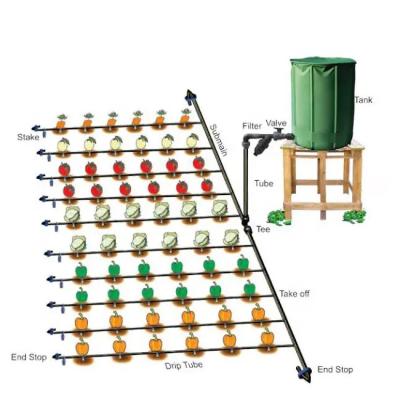 China Water and Labor Saving 2500 m2 Drip Irrigation System Flat Drip Strip Agriculture Farm Irrigation System for sale