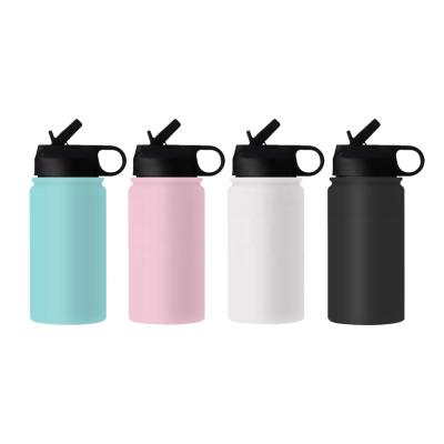 China Double Wall Stainless Steel Sustainable Hot Selling 12oz Drinking Water Bottle With Logo Customized for sale