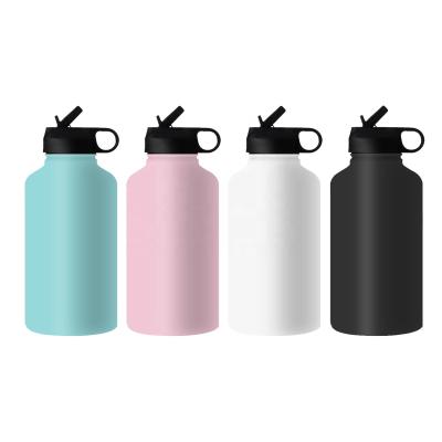 China 64oz Double Wall Stainless Steel Vacuum Flask Thermo Viable Insulated Water Bottle for sale