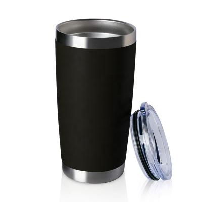 China Sustainable Hot Sale 20oz Stainless Steel Double Wall Insulated Coffee Tumbler With Lid for sale