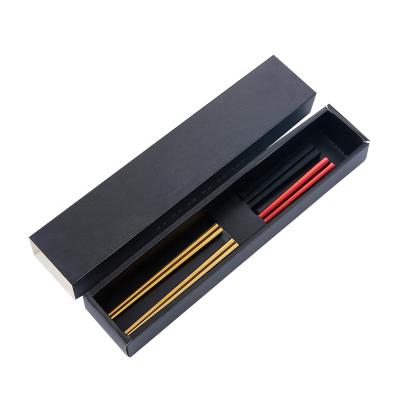 China High Quality Viable 304 Stainless Steel 2 Pairs Gift Set Chopsticks for sale