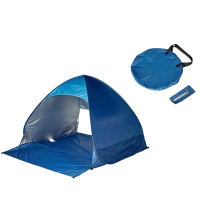 China Casual Durable Foldable Beach Wind/Sun Shelter Tent Summer Tarp Sun Shade Automatic Outdoor UV Camping for sale