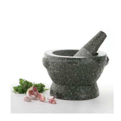 China Natural Viable Spice and Herb Crusher Kitchen Granite Pestle and Mortar Set for sale