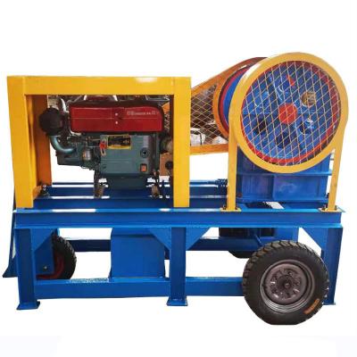 China Stone jaw crusher diesel type compact diesel jaw crusher pe 250x400 diesel jaw crusher for sale