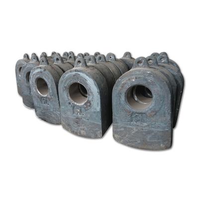 China Crushing High Chrome Panel Hammerhead Impact Crusher Wear Parts Foundry for sale