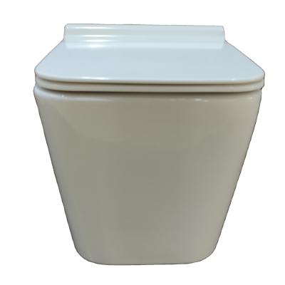 China Concealed Cistern Porcelain Bathroom Hidden Hung Toilet Ceramic Arc Cistern Wall Modern Sanitary Ware Europe WC for sale