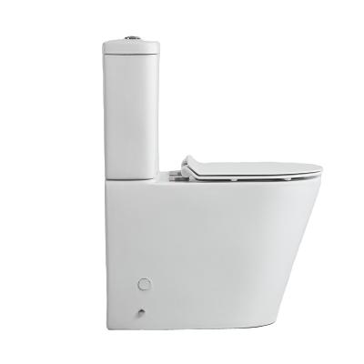 China Ceramic Sanitary WC Smart Cheap Toilet Seat Siphonic Double-Flow Bathroom Ware Two Piece Toilet for sale